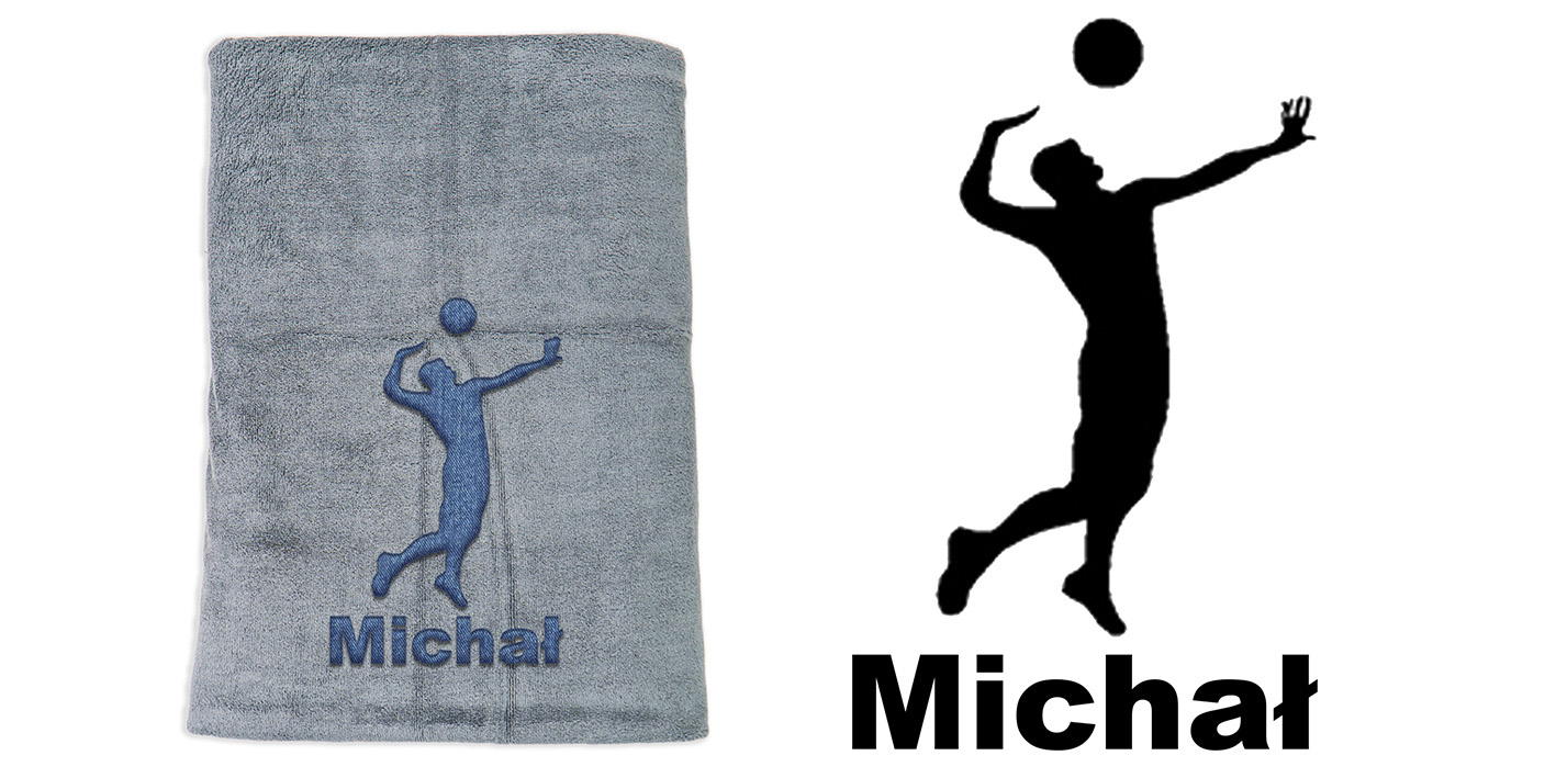 ręcznik szybkoschnący z mikrofibry dla siatkarza